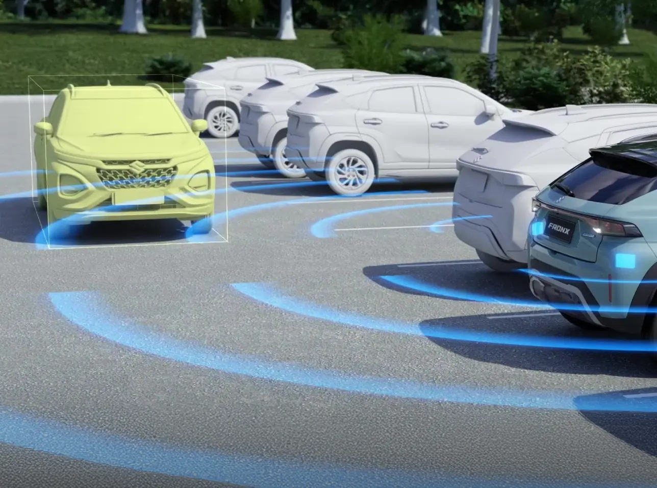 SUZUKI FRONX - CẢNH BÁO PHƯƠNG TIỆN CẮT NGANG (RCTA)