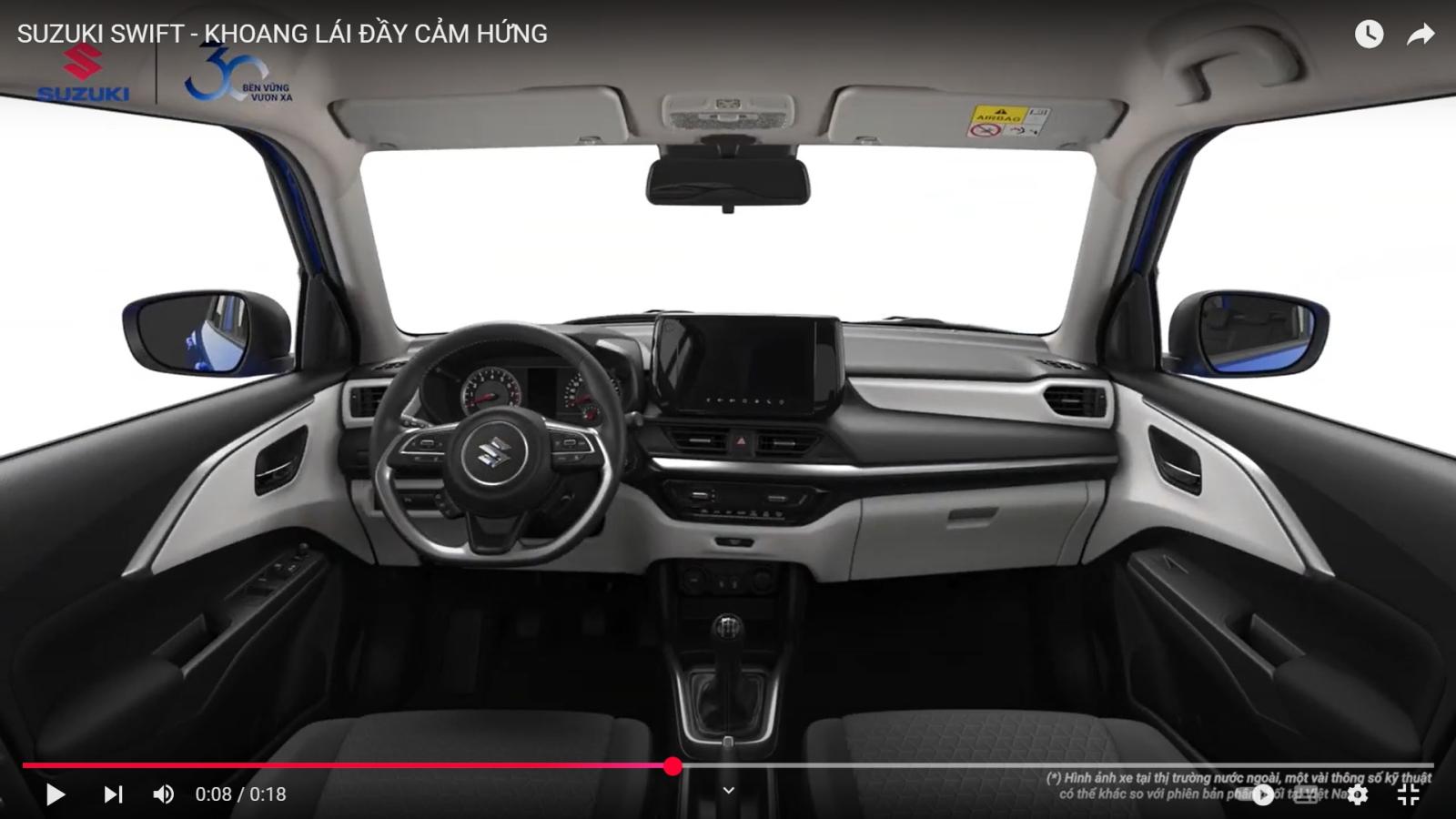 SUZUKI SWIFT HYBRID - SUZUKI SWIFT - KHOANG LÁI ĐẦY CẢM HỨNG